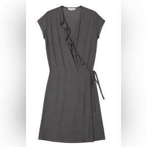 Silk wrap dress